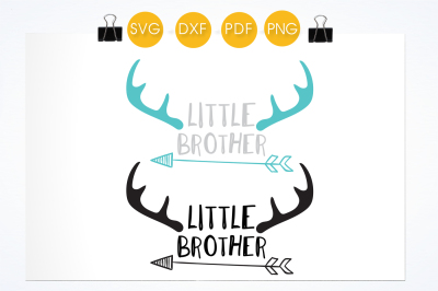 Little brother SVG, PNG, EPS, DXF, cut file