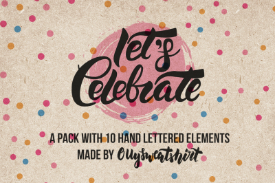 Hand Lettering Celebration Pack