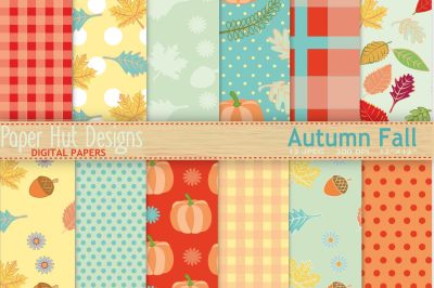 Autumn Fall Digital Papers
