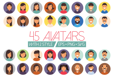 45 Avatars