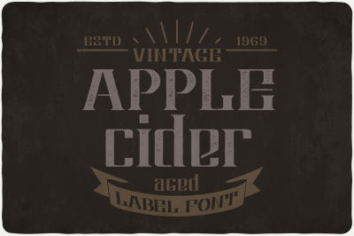 Apple Cider Typeface