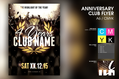 Anniversary Club Flyer