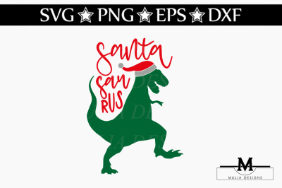 Santasaurus SVG