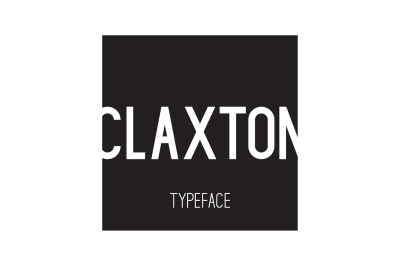 Claxton Typeface