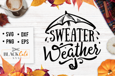 Sweater weather SVG