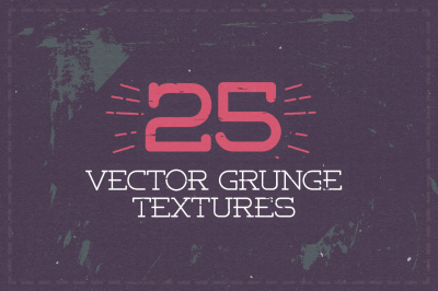 25 Vector Grunge Textures
