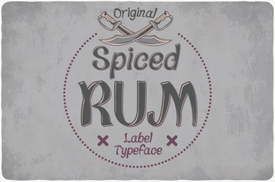 Spiced Rum Typeface
