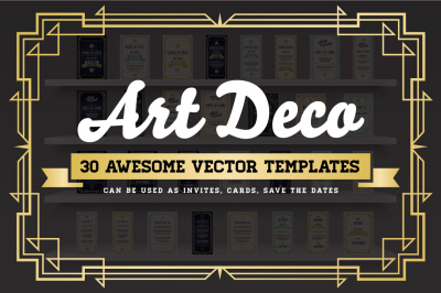 Awesome Art Deco Invites &amp; Cards