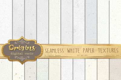 Seamless White Paper Textures