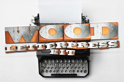 Wood Letterpress Kit