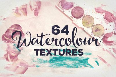 64 Watercolour Textures - Vol2