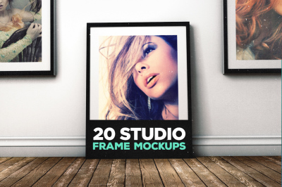 20 Studio Frame Mockups