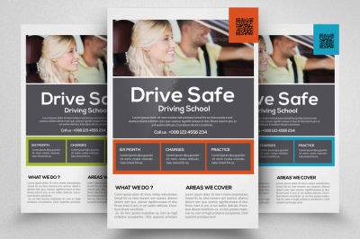 Driving School Coaching Flyer