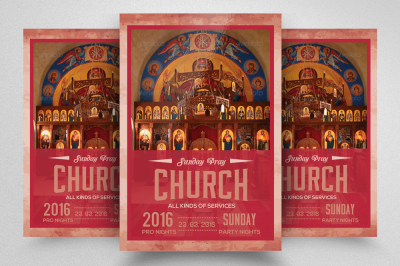 Risen Church Flyer Template