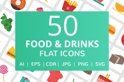 Food & Drinks Icons Set