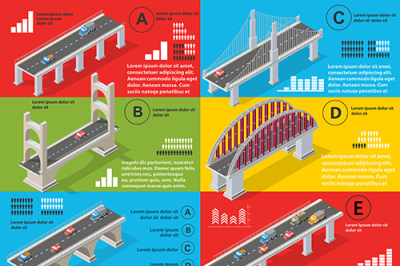 Infographics  industrial construction
