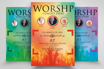 Church Worship Flyer Templates