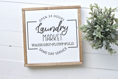 Laundry Market SVG