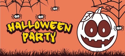 Happy Halloween Party Poster and Card vector