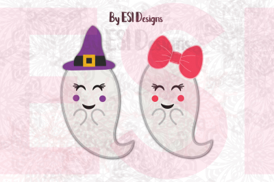 Cute Ghost Designs - SVG, DXF, EPS & PNG - Cutting Files, Printable and Clipart