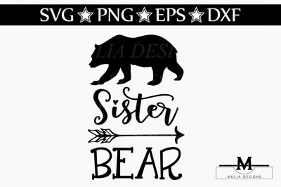 Sister Bear SVG