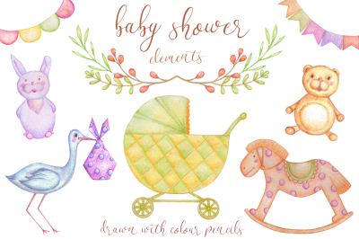 Baby shower elements