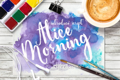 Alice Morning script + 30 background