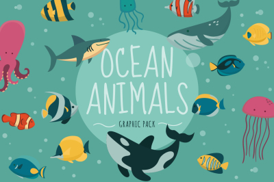 Ocean Animals Graphic Pack