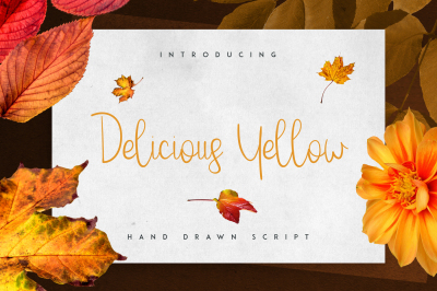 Delicious Yellow Script -50%
