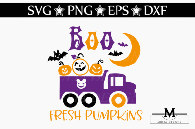 Boo Fresh Pumpkins SVG