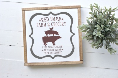 Red Barn Farm & Grocery SVG