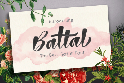 Battal Script Font