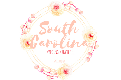 South Carolina. Wreath #5