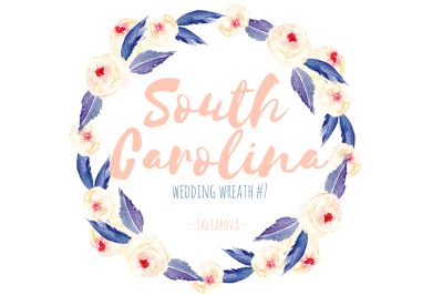 South Carolina. Wreath #7