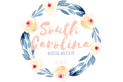 South Carolina. Wreath #8