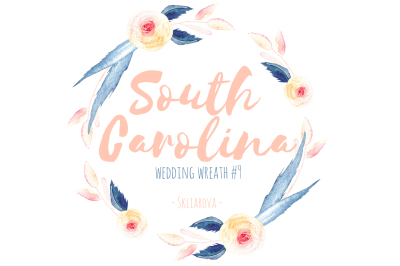 South Carolina. Wreath #9