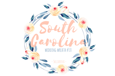 South Carolina. Wreath #10
