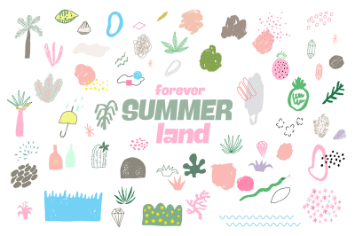 Forever Summer Land Abstract Design
