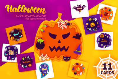 Halloween Papercut Concepts