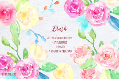 Watercolor Collection Blush