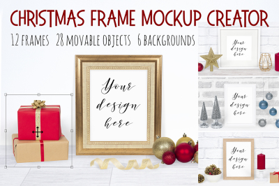 Christmas Frame Mockup Creator