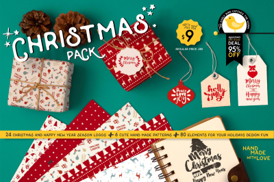 INTRO SALE 95% OFF! Christmas quote pack