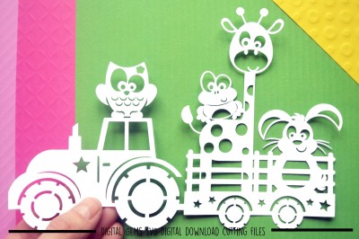 Animal Tractor SVG / DXF / EPS Files