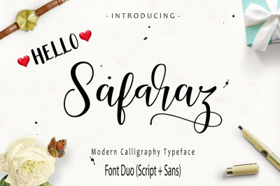 Safaraz Script (Font Duo)