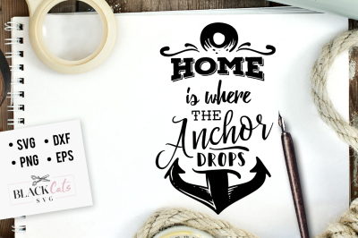 Home is where the anchor drops SVG
