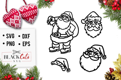 Santa Claus cuttable SVG