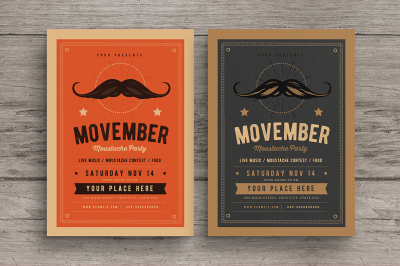 Movember Event Flyer