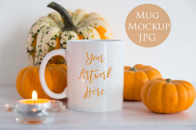 Mug Mockup - Halloween Punpkins