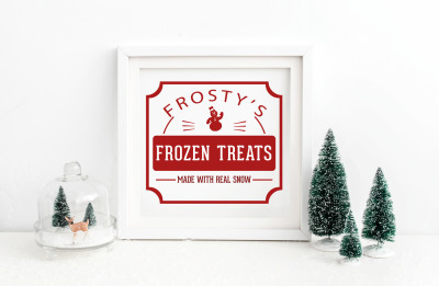 Frosty's Frozen Treats SVG