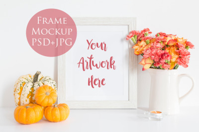 Frame Mockup - Pumpkins